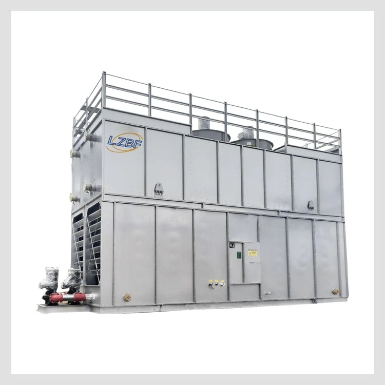 industrial closed circuit cross flow cooling tower